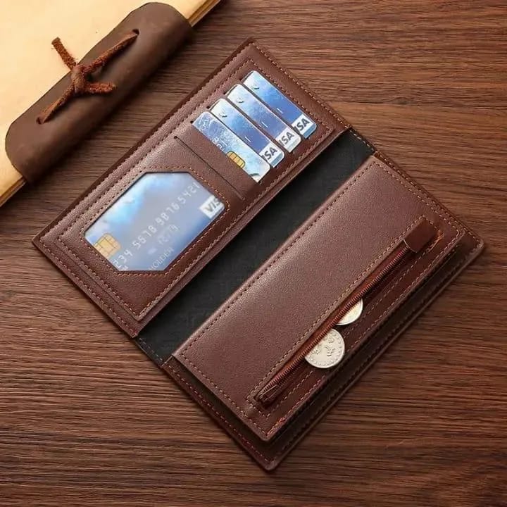 Premium Leather Wallet for Men – Stylish Croc Texture